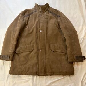 P.G. Field Masters of Weatherwear Mens Brown Chore Jacket Coat‎ Size L